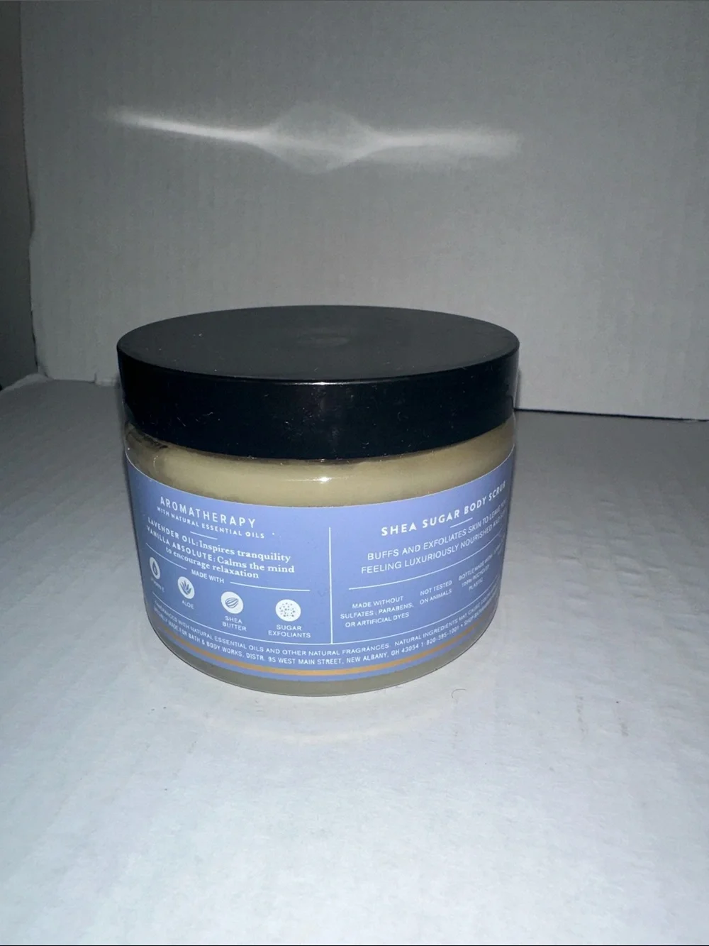 Aromatherapy Lavender & Vanilla Shea Sugar Body Scrub - 12.5 oz